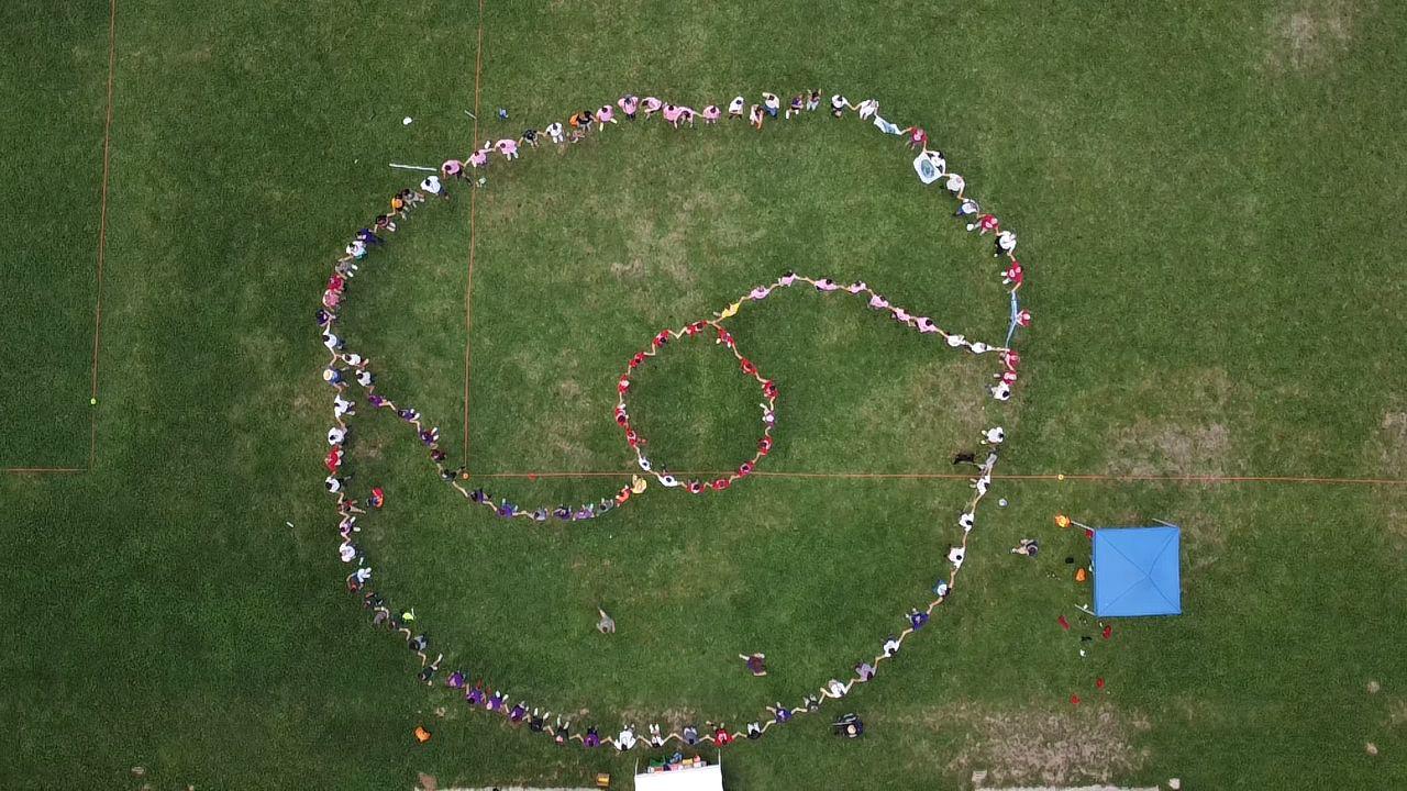 Celebrazione comunitaria nel parco